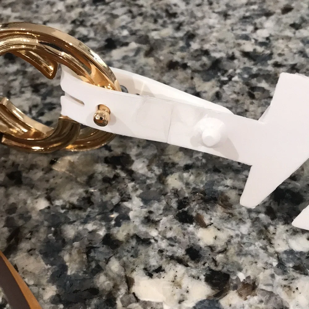Time and Tru Double Open C Buckle Belt